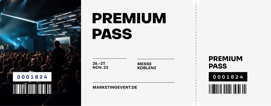Konferenz-Ticket